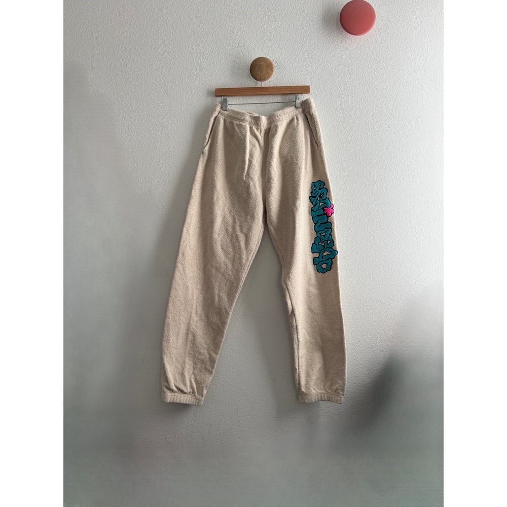 Brain Dead Slime Reverse Fleece Graphic Sweatpants Mens Size Large